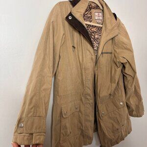 Free Country Women’s Fleece Hooded Jacket – Camel – Size L